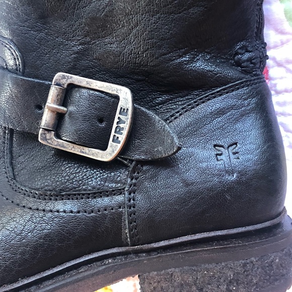 Frye Black Valerie Shearling and Leather Knee High Riding Boots - Picture 15 of 16